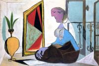 Picasso, Pablo - woman at the mirror